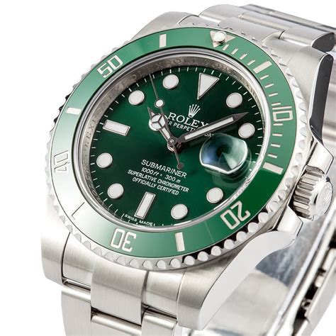 rolex green and black submariner|green rolex submariner price.